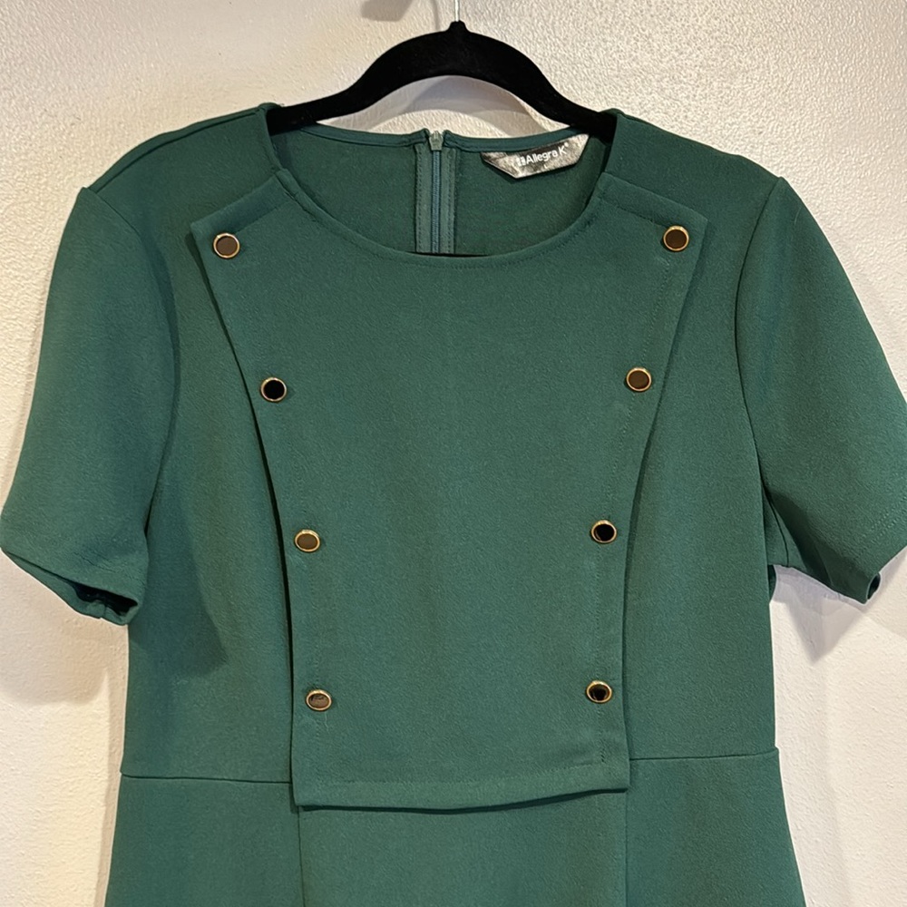 🍀 Allegra K Green dress